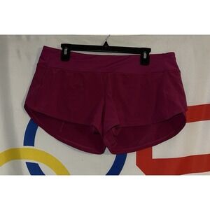 Lululemon Speed Up Shorts 2.5" Womens Size 10 Purple Lined Running Gym LW7AWYR